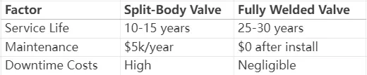 fully welded ball valve,fully welded ball valves,split body ball valve