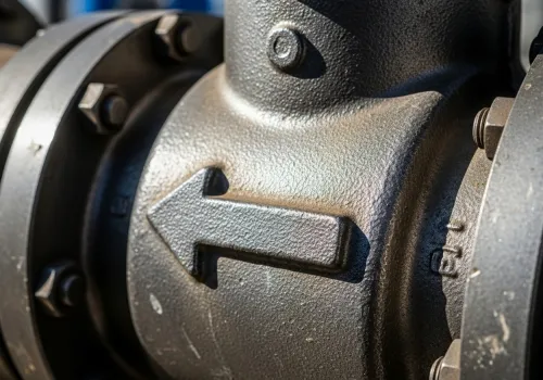 У шаровых кранов есть направление потока,однонаправленный против двунаправленного шарового клапана,стрелка потока шарового клапана,установка шарового клапана назад,индикатор направления потока клапана