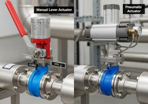 Промышленный шариковый клапан,проводник выбора шарикового клапана,методы срабатывания клапана,пневматические против электрических приводов,материалов тела клапана