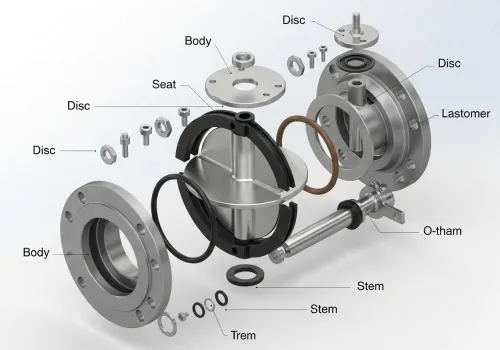 what is a butterfly valve,butterfly valve components,butterfly valve actuation,butterfly valve advantages,industrial valves
