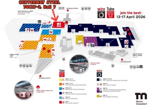 tube düsseldorf 2026,steel pipe exporter,carbon steel pipe,LSAW pipe,SSAW pipe,seamless steel pipe,offshore piling pipe,wind power pipeline,marine engineering steel pipes