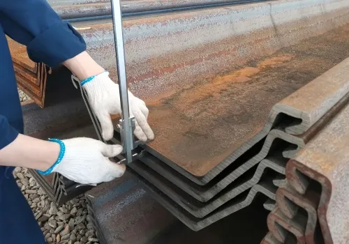 Pilas de chapa de acero Australia,proveedor de pila de chapa de acero,proyecto de pila de chapa de acero,soporte de excavación,retención de tierra temporal,exportación de pila de chapa de acero
